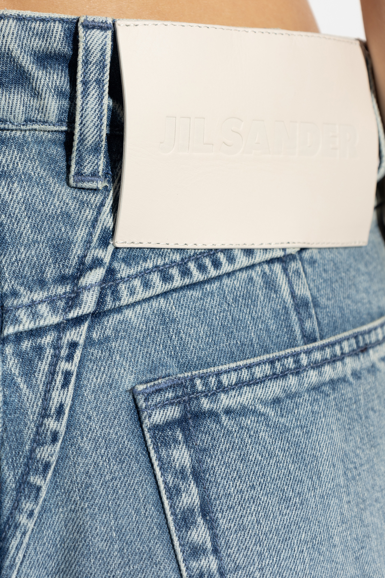 デニム・ジーパン Jil Sander SS25 TROUSER 69 AW 20 GW (J02KA0332 J46463 481) Blue Jeans with logo JIL SANDER - Vitkac Italy